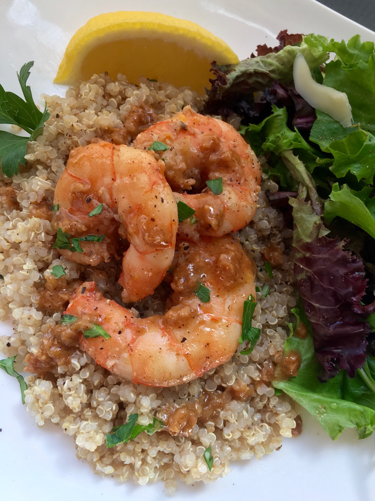 Lemon-Garlic Jumbo Shrimp